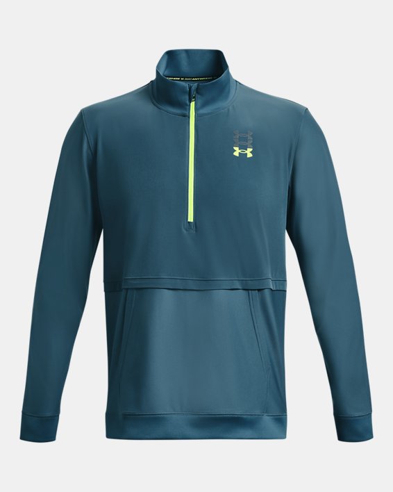 Men's UA Run Anywhere Pullover in Blue image number 7